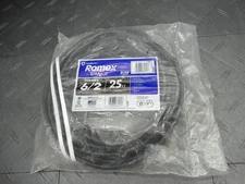 Southwire NM Wires 25' 600V Stranded Romex Grounded Heat Resistant Copper Black