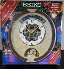 Seiko Swarovski Melody in Motion Wall Clock (...
