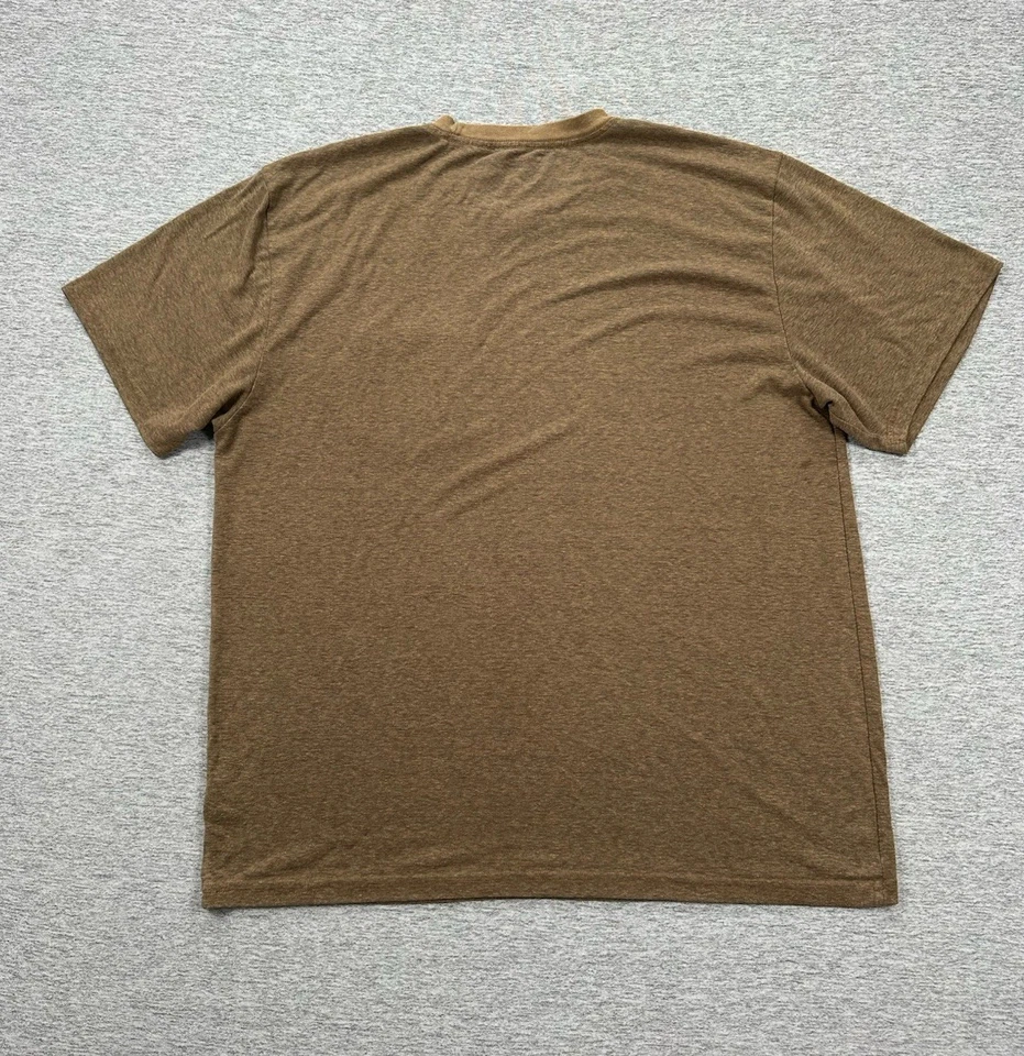 Prana Shirt Mens XXL Brown Cardiff Pocket Tee Hemp Blend Outdoor Hiking Casual - Image 4 of 4