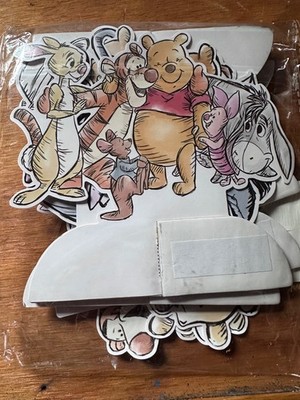 9 pc Winnie The Pooh Table Stand Up Decor Party Theme decoration supplies.
