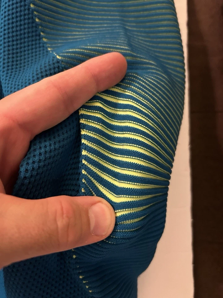 Chaqueta universitaria Nike Tech Knit Dynamic Reveal para hombre talla XL turquesa/verde Foto 4 de 4