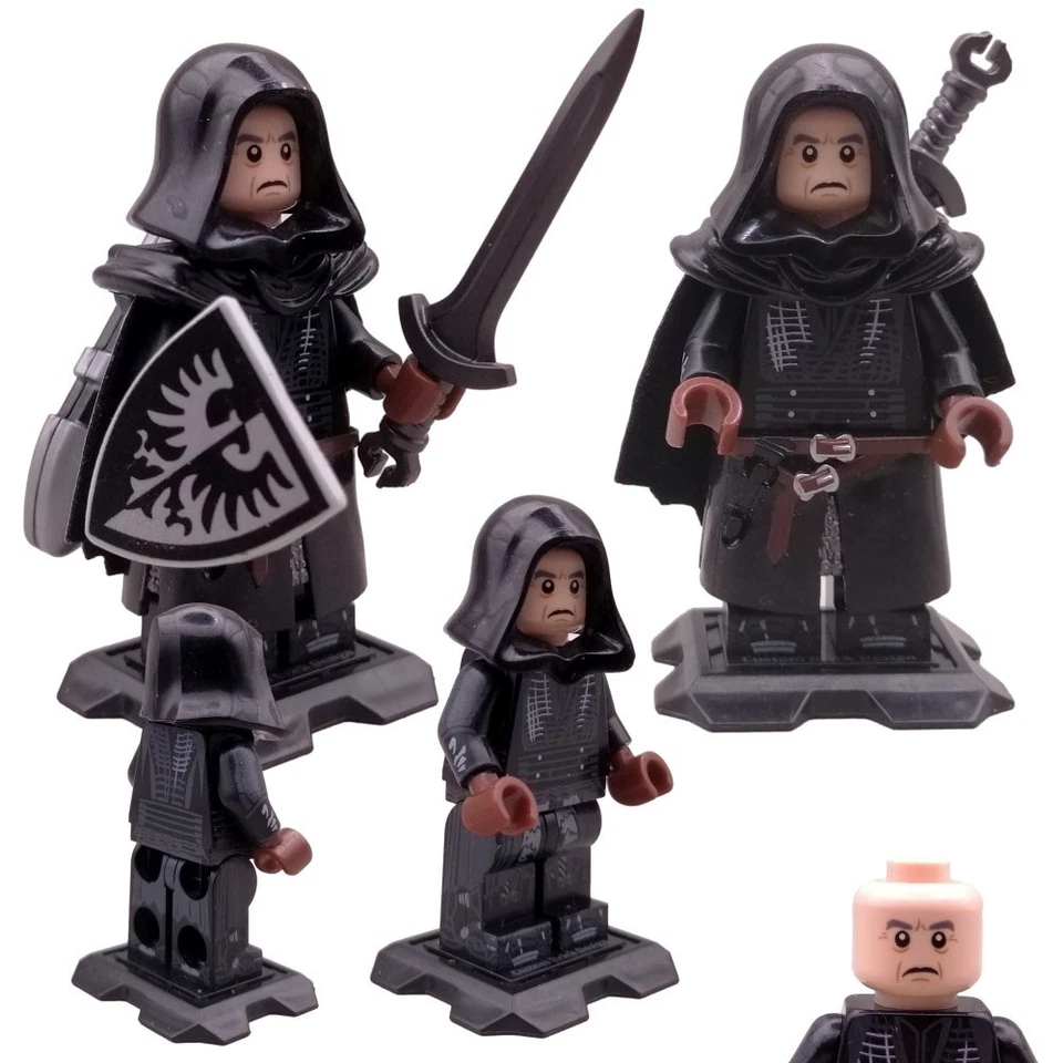 Figuren Set Haus Schwarzfalke V.5 - veredelte LEGO® Falkenritter Minifiguren - Bild 3 von 4