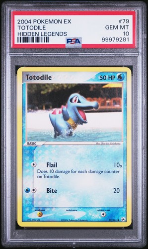 Totodile graded PSA 10 for sale on eBay
