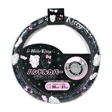 Cubierta de volante Sanrio Characters Hello Kitty negra 2026 Spring JP Limited