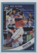 2018 Panini Donruss Optic Carolina Blue Prizm 33/50 Jose Altuve #132 8k4