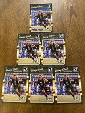 (6) Kenny Clark RC 2016 Donruss Press Proof Blue Rookie Combined Shipping Lot