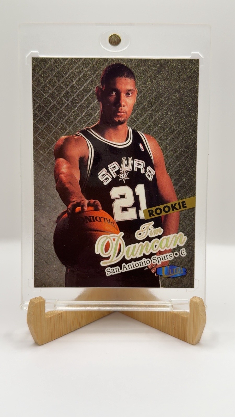 1997-98 Fleer Ultra - Rookie Tim Duncan #131G Gold Medallion (RC)