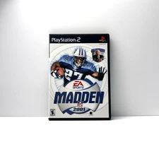 Madden NFL 2001 Sony PlayStation 2 PS2 Mint Disc CIB Refurbished & Tested