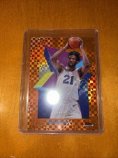 2024-25 Topps Finest - Common Joel Embiid, Joel Embiid #73 Orange X-Fractor /250