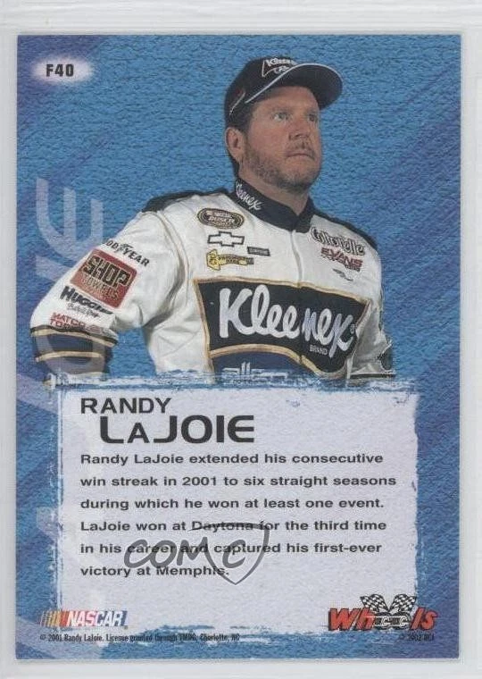 2002 Wheels High Gear First Gear Randy LaJoie #F40 - Image 2 of 2