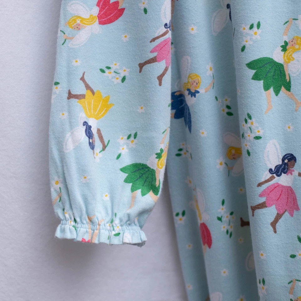 Mini Boden Niñas 8-9 Camisón Azul Estampado de Hadas Manga Larga 134 cm Prendas para Dormir Foto 4 de 4