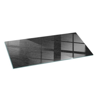 Glasplatte Für Kamin Mit Funken Schutz Steinoberflächenstruktur 125x50 cm