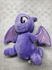 Neopets Purple Shoyru 12" Interactive Talking Plush 2003 Toy Untested