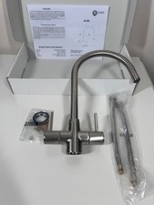 Carron Phoenix Alba Kitchen Tap Chrome Dual Lever Chrome Swivel Spout RRP 200+