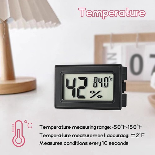 12Pack Hygrometer Indoor Humidity Meter Hygrometer Digital Thermometers8237 - Picture 3 of 9