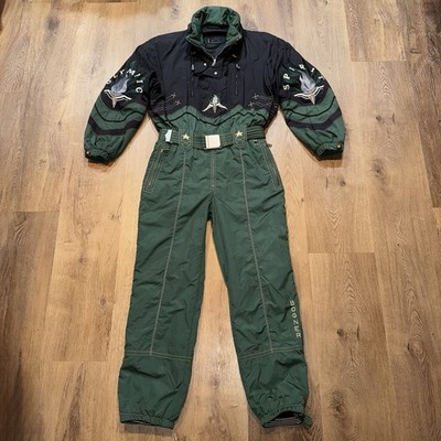 Bogner Ski Suit One Piece Snowsuit Olympic Spirit Torch Snow Bib
