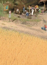 Walthers-Acc Harvest Wheat Field (Brown) Kit (Covers 15 Square Inches) - Model