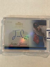 2012 Topps Tribute Auto Blue /50 Jaime Garcia #TA-JG Auto