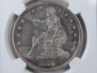 NobleSpirit Beautiful Toning 1878 S Seated Trade Dollar NGC AU58