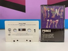 Vintage Prince 1999 Cassette Tape W4-23720 White Warner Bros. 1982