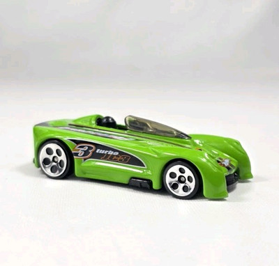 2002 Hot Wheels Monoposto Turbo Jet City 5 Pack Green Loose