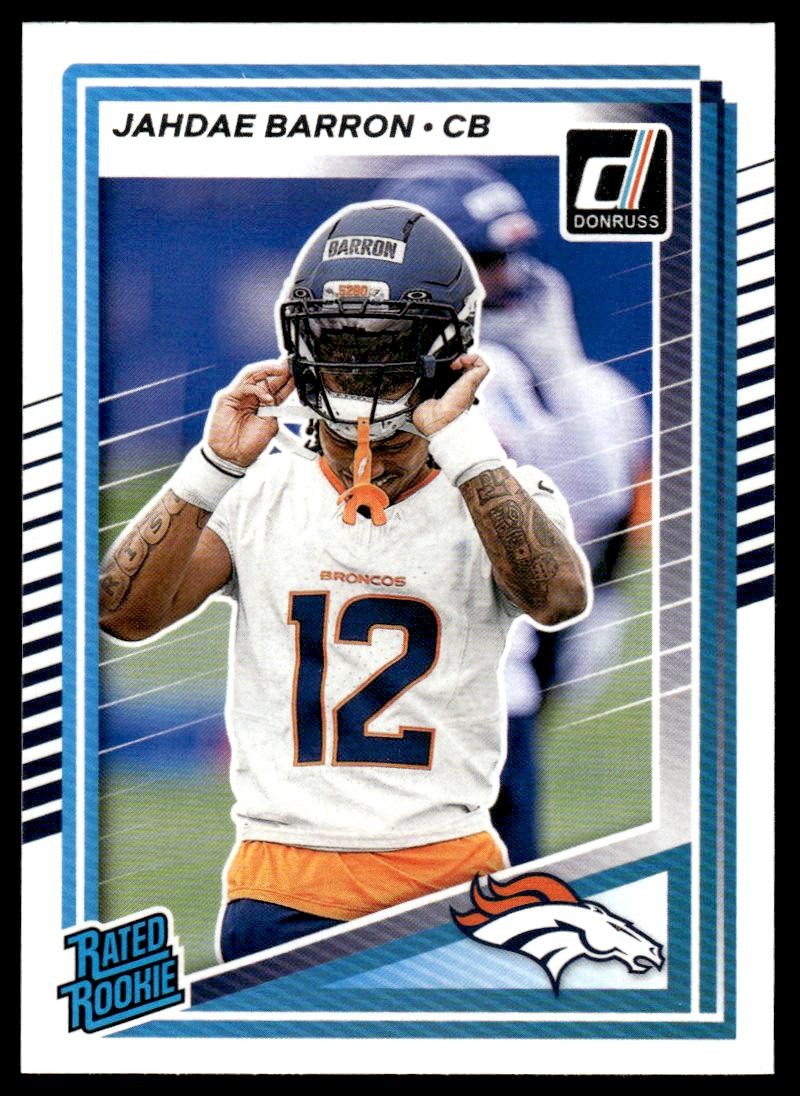 Jahdae Barron 2025 Donruss #365 RC Denver Broncos Football Card