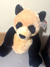 GUND Panda Plush Stuffed Animal Black  White w/ Tag, Ages 3-4  8-11