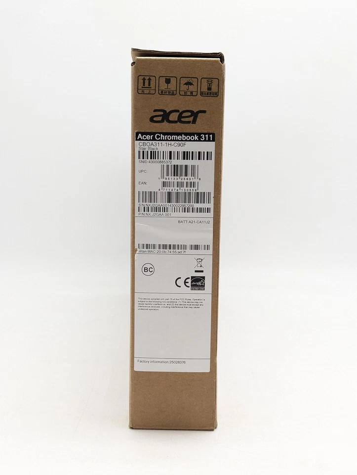 Acer Chromebook 311 11.6" Intel Celeron N4500 4GB DDR4 64GB eMMC Chrome OS - Image 2 of 4