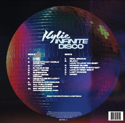 欧LP Kylie Minogue Infinite Disco　(Clear Vinyl) 4050538695854 BMG 未開封 /00260 Kylie Minogue - Infinite Disco [New Vinyl LP] Clear Vinyl