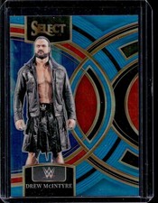 2024 Panini Select WWE Drew McIntyre Blue Prizm Premier Level #/199