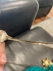 Vintage Amston Sterling Silver Pickle Relish Fork 3-Prong Condiment Unpolished — photo 3