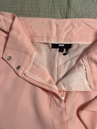 DKNY Ladies Pants W/Belt Pink Size 8 New W/Tags - Picture 10 of 12