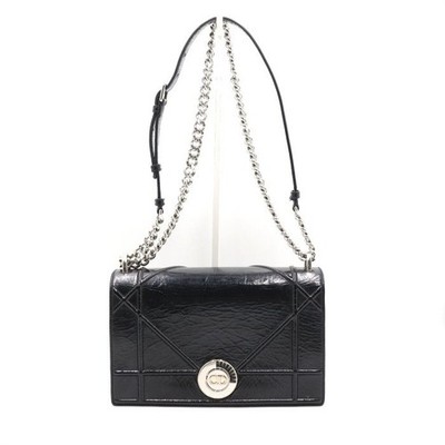 Dior Umhängetasche AMA CD Lackleder schwarz aa39681 152893276 [U]