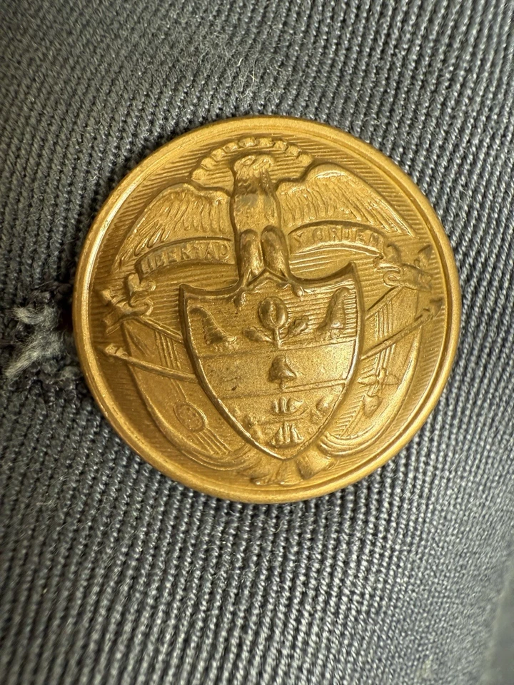 Vintage Polo Ralph Lauren 42L Navy Denim Blazer Guaranteed to Wrinkle USA READ - Image 2 of 4