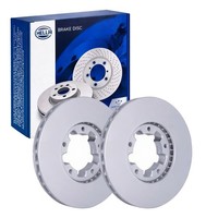 2X Hella Bremsscheiben 276Mm Vorne Passend FüR Nissan Cabstar NT400 56240
