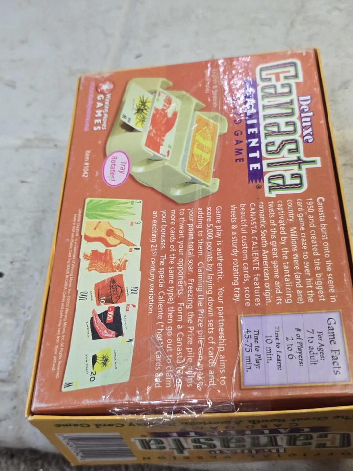 Canasta Caliente Deluxe South American Rummy Juego Movimiento Ganador 2003 Completo Foto 3 de 4