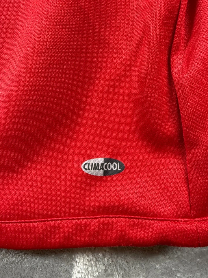 Adidas Clima365 ClimaCool Red White 1/4 Zip Pullover Training Jacket Men’s XL - Image 4 of 4
