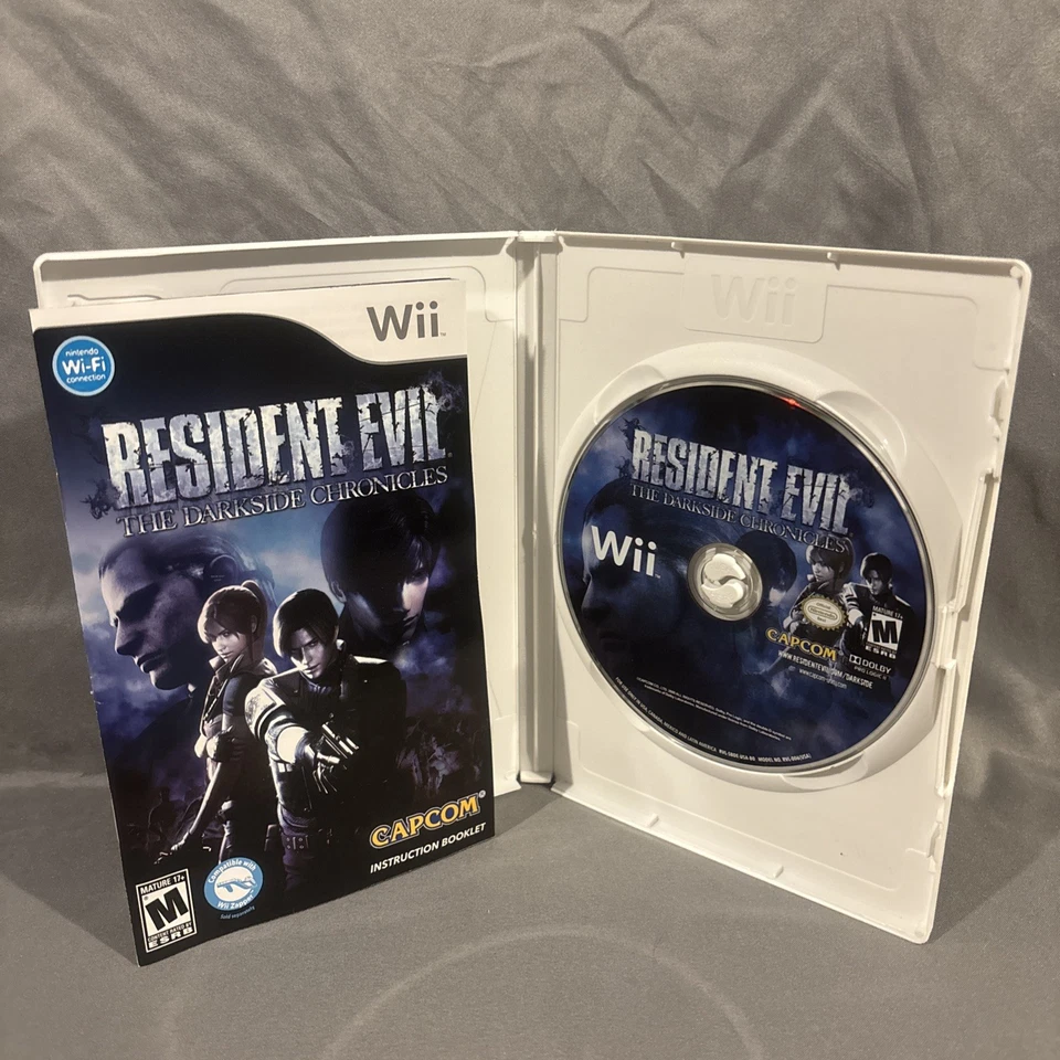 Resident Evil: The Darkside Chronicles (Nintendo Wii, 2009) con manual probado Foto 2 de 4