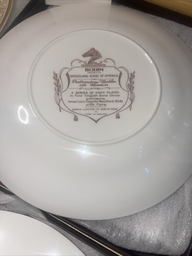Boehm Woodland Birds Of America Porcelain Plates Lot(8) See Pics For Assortment - Picture 13 of 17