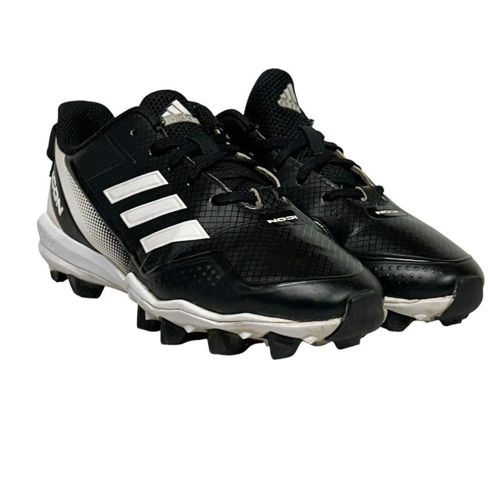 Adidas Icon Mens Youth Size 3.5 Baseball Cleats - Image 4 of 4
