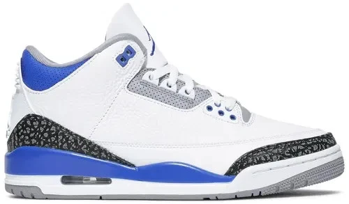 Zapatillas Nike Air Jordan 3 Retro Mid "Racer Blue" 12 Usadas en Excelente Condición Foto 3 de 4