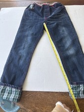 Girls Lined Jeans Minnie Mouse Vintage Size 150 12-14 