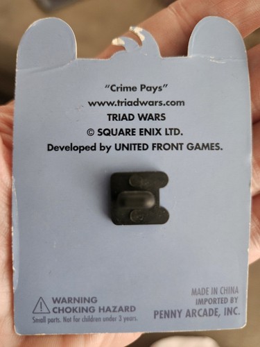 Penny Arcade Expo Square Enix TRIAD WARS Videospiel Emaille Pin & PAX Tasche RAR!🎮 - Bild 2 von 7