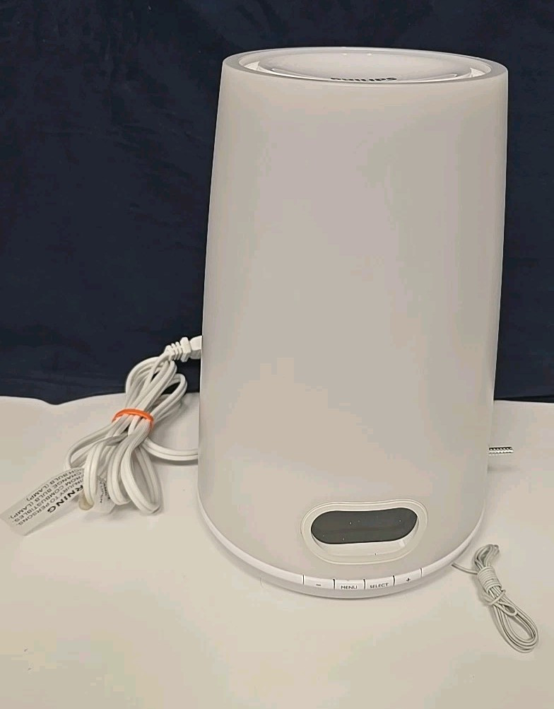 Philips HF3470 Wake-Up Light Therapy Sunrise Lamp Alarm Clock in Great Condition-image