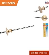 8-Inch Brass Wheel Marking Gauge with Knurled Knob - Perfect for Woodworkers