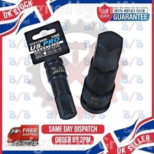 US PRO INDUSTRIAL 1/2" INCH DRIVE H19 19MM IMPACT HEX BIT SOCKET ALLEN KEY TOOL