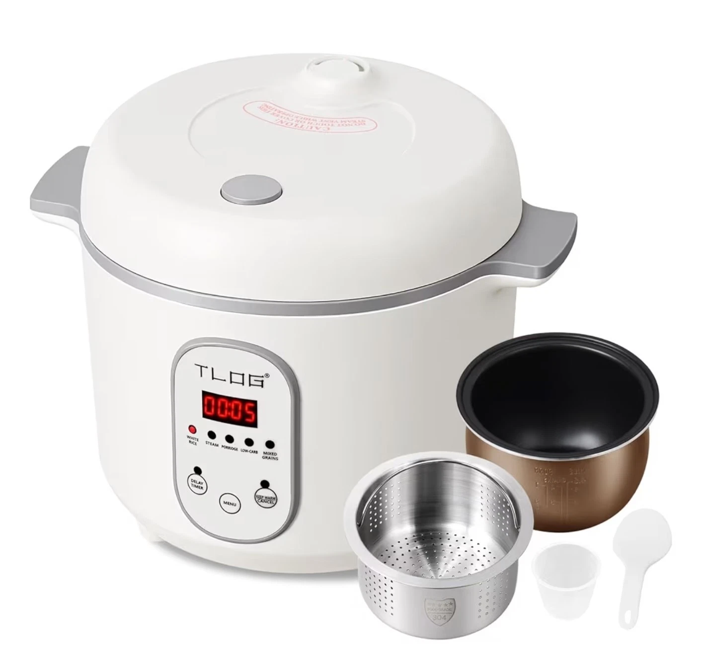 TLOG Low Carb Rice Cooker 2L(8 Cups Cooked), Low Sugar Healthy Rice Maker...