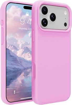 iPhone 17 PRO MAX Case, Premium Silicone Case with Soft Anti-Scratch Microfiber