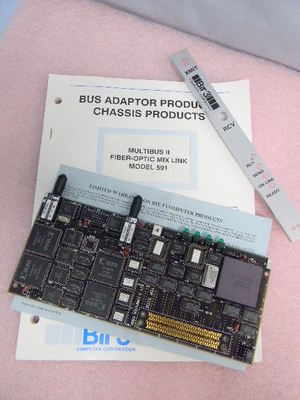 NEW Bit-3 Model 591 Fiber Optic MIX Multibus II Card Module