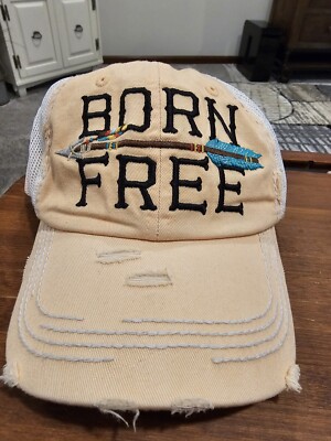 Kbethos Born Free Ladies Women Hat Cap Strap Back Trucker (H5)
